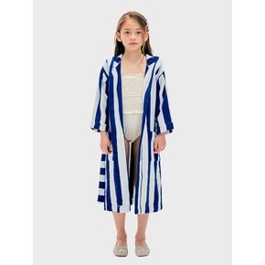 테리 키즈 로브 Terry Kids Robe Blue White