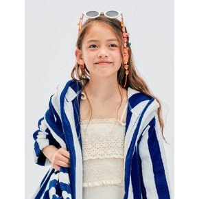 테리 키즈 로브 Terry Kids Robe Blue White