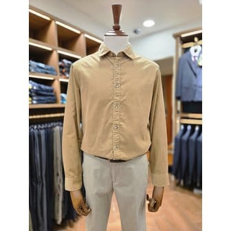 브렌우드 [여주점] 코오롱 브렌우드 남성 솔리드 코듀로이 캐주얼셔츠 BRSAW25511BEX