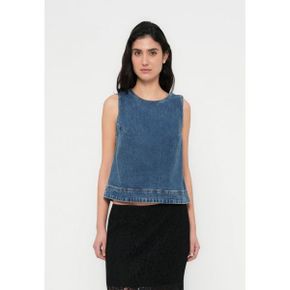 Abercrombie  Fitch 아버크롬비 앤 피치 블라우스 - 파란 데님 7471110