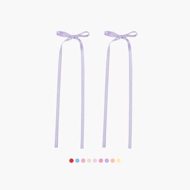 키앙 메르헨 롱 리본 헤어핀(9colors)