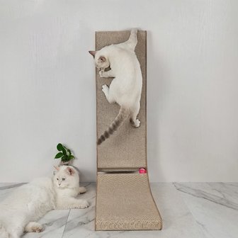 아마존 우드 수직 고양이 스크래쳐 L형 스크래쳐 특대형 스크래쳐 90cm