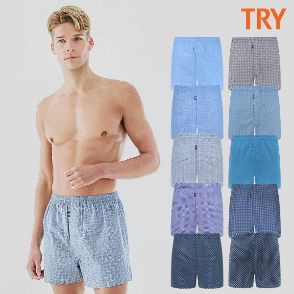 [TRY] 남성 쾌적 하루 트렁크 A+B 10종 세트