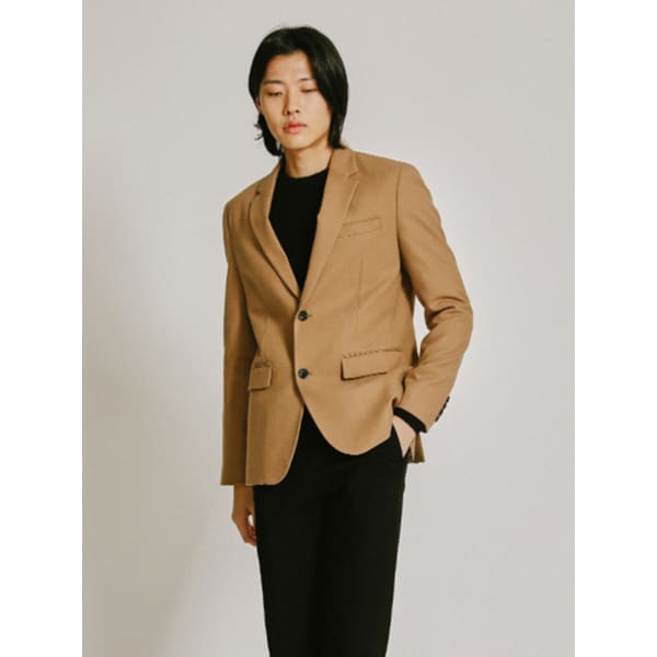 남성 싱글 셋업 재킷 (BEIGE)
