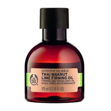  더바디샵 The Body Shop Spa of the World 타이 마크루트 라임 퍼밍 오일, 140ml(5.7온스) (비건) 252937