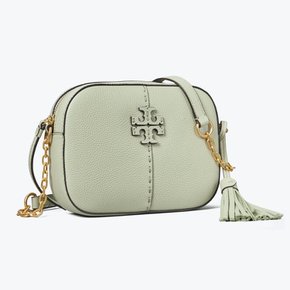 맥그로우 카메라 백 Pine Frost 64447-300 Tory Burch McGraw Camera Bag