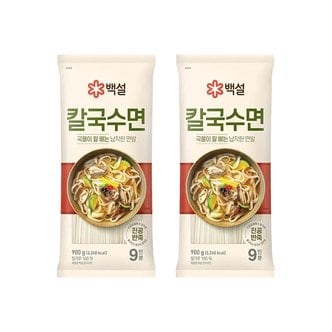  백설 칼국수면 900g x2개