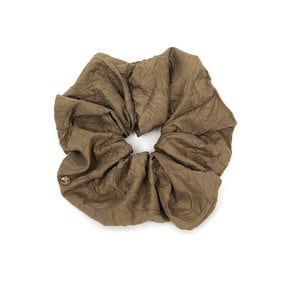 SCRUNCHIE / JEWEL / CR / SHINY BROWN