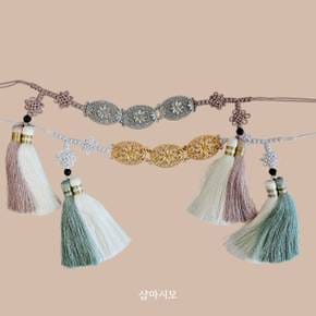 화연 매듭띠 돌띠