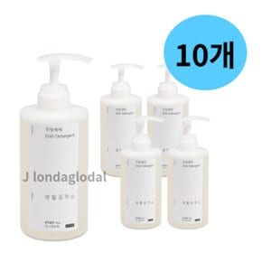 생활공작소 쌀뜨물 주방 세제 본품 가정용 500ml 50개