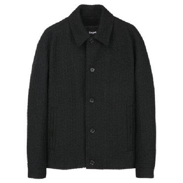 알레그리 [25SS]블랙《Solid Tweed》코치 점퍼(ARJU5A103BK)