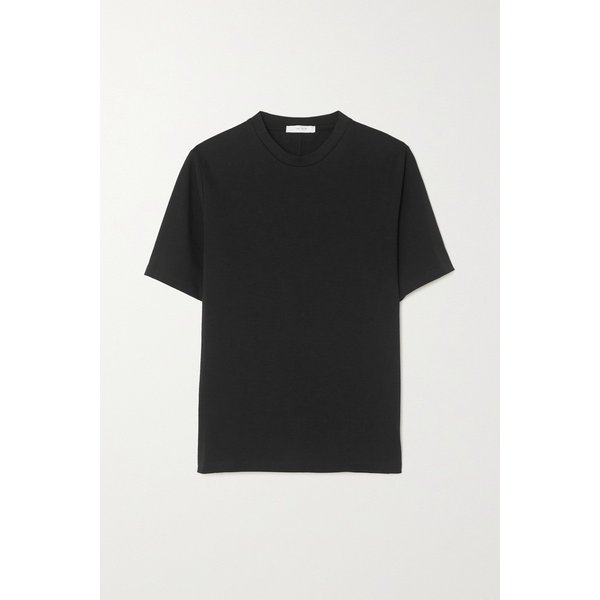 에센셜 키아라 코튼 저지 티셔츠 블랙 1647597283612097