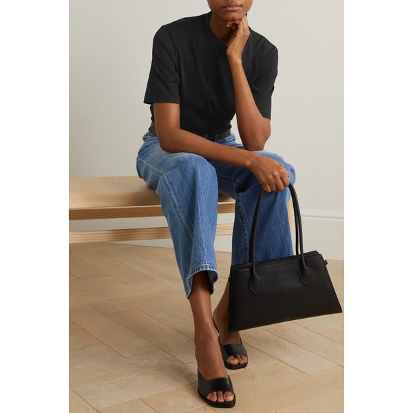 에센셜 키아라 코튼 저지 티셔츠 블랙 1647597283612097