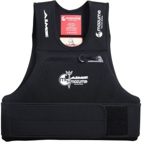 일본 마즈메 조끼 MAZUMEマズメ MZxAIMS Floating Support Vest MZLJ32601 ブラック 浮力5.5 155