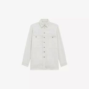 5466461 IRO Hikari denim-effect woven overshirt