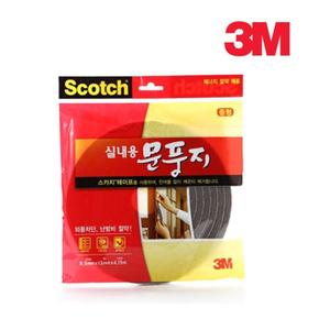 3M 강력접착 실내용 외풍차단 단열 창문 문풍지 틈마기 문틈막이 틈새막이 유리 바람막이 베란다 방풍지