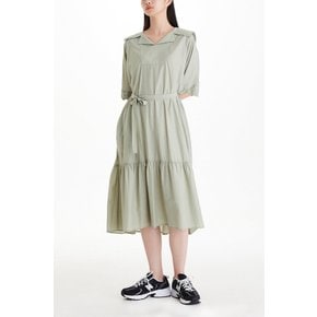 세일러 벨티드 핀턱 원피스 7124337502137