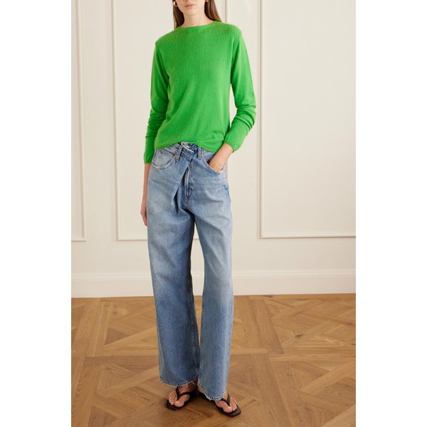 브러시드 카슈미어 코튼 블렌드 스웨터 46376663162987352