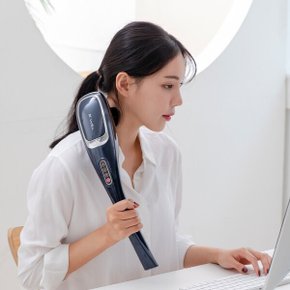 핸드 안마기 무선 목 어깨 허리 6종 안마봉 마사지기 DR-2022 (네이비)