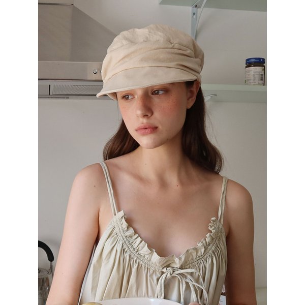MAREN Hunting Cap_ivory