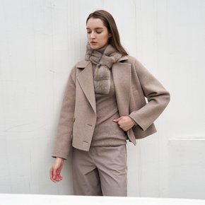 Cashmere blend double hand-made coat M4D782