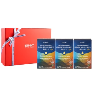 GNC [GNC 아쿠아셀 알티지 세트] GNC 아쿠아셀 알티지 오메가3 플러스 디 세트(60캡슐*3)