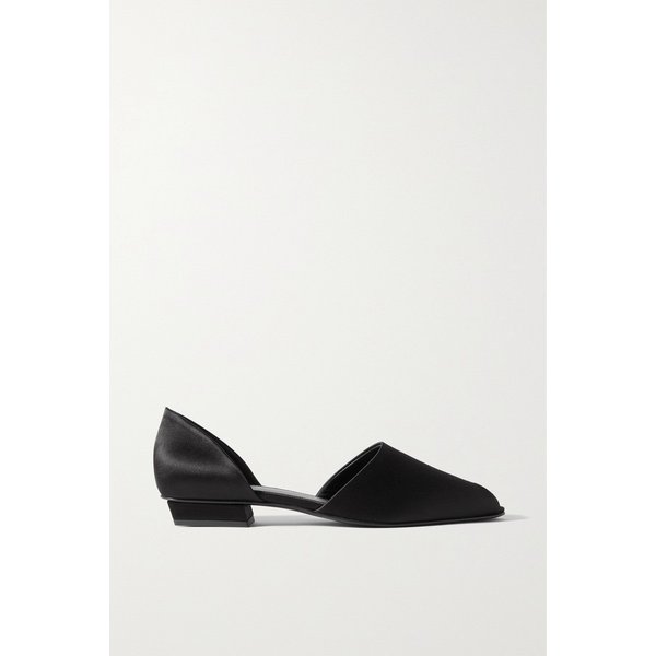 더 핍토 새틴 포인트 토 플랫 블랙 1647597304169163