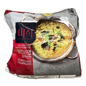 하림 더미식 장인라면 담백한맛 112g x 4 X 1개