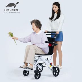 LH-L1 여행용 휠체어 휴대용 캐리어 초 경량 야외용 실내용 가정용 트렁크 기차 기내용 ktx반입