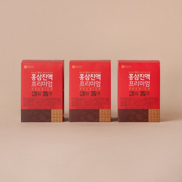 종근당 홍삼진액 프리미엄 50ml X 30포