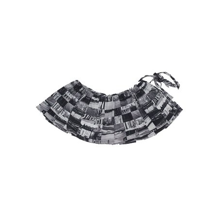 유라이크홈 체크 레이어드 미니스커트 check layered mini SK - road