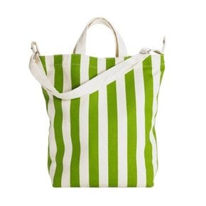 [바쿠백] 덕백 캔버스 토트백 Green Awning Stripe