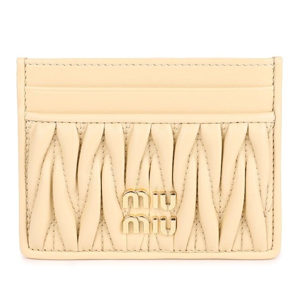 라프리마 미우미우 마테라쎄 나파 가죽 카드 홀더 5MC076-AFPP-F0K57