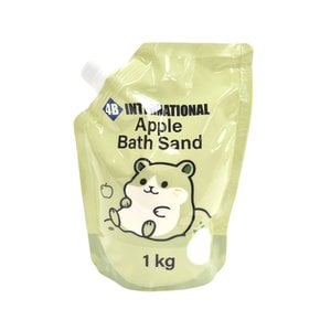 햄스터 목욕모래 사과 1kg 살균 탈취 모래목욕 피부병 예방 용품