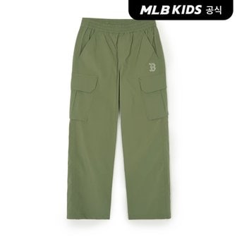 MLB키즈 (공식)24SS 베이직 카고우븐팬츠 BOS (Khaki) 7AWPCP141-43KAS