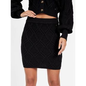 5431682 Guess Factory Kathy Diamond Cable-Knit Skirt