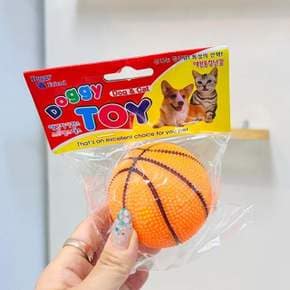 도기프랜드 삑삑이 스포츠공 6.5cm 디자인랜덤 1p 강아지장난감