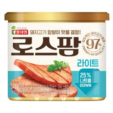 (롯데햄) 로스팜97 라이트 340g(24캔) 압도적인 돼지고기함량