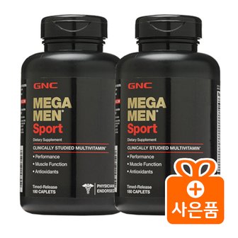 GNC [해외직구] 지앤씨 메가맨 스포츠 180정 x2