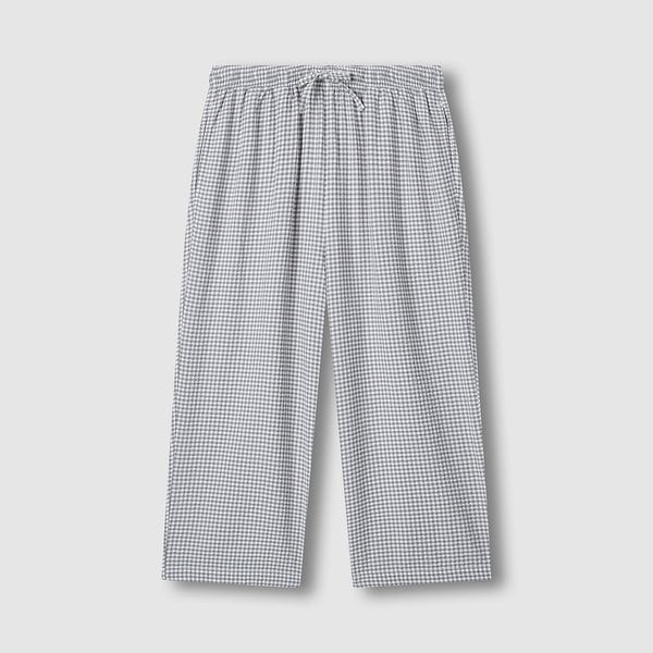 여 레이온 코튼 시어서커 7부 파자마 팬츠 J206202070082