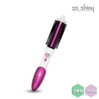  더블에스샤이니 울트라K 무선고데기 SG-010 26mm타입 브러쉬형 대용량 롤고데기