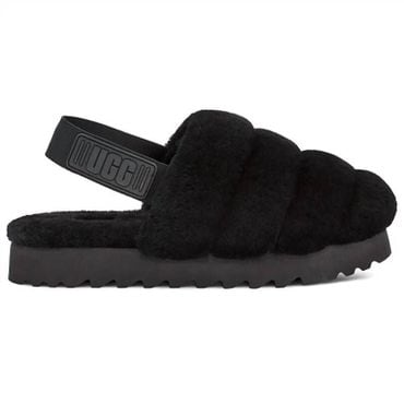 UGG 4169081 UGG Womens Super Fluff Slipper In Black 71095619