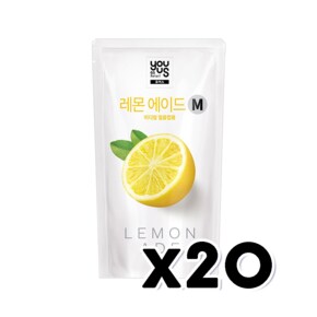 유어스 레몬에이드 M 아이스파우치음료 230ml x 20개