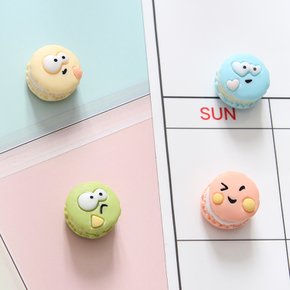 큐티마카롱 4P set 냉장고자석 마그넷 작지만 강력한 귀여운 메모홀더 자석