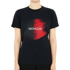 몽클레어 24 S/S 키즈 인펜트 스크리블 로고 반팔(네이비) 8C00022 89AFV 778 12,14A