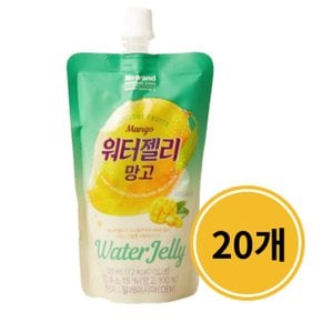 노 브랜드 워터젤리 망고 주스 120ml x 20개