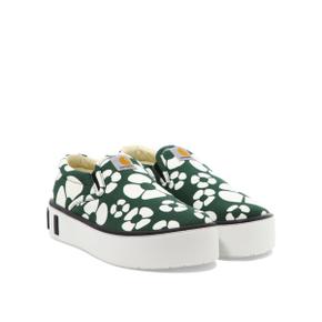 FW23 마르니 Low-Top Marni x Carhartt slip-on Green SNZU013103P4927ZO265