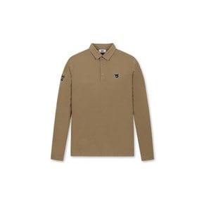 WAAC(왁골프)Men WAACKY Signature Fleece LS Polo_WMTBW24701LBR