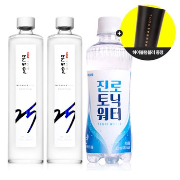  문배주양조원 문배술 25도 500ml 2본 토닉워터,하이볼잔 증정