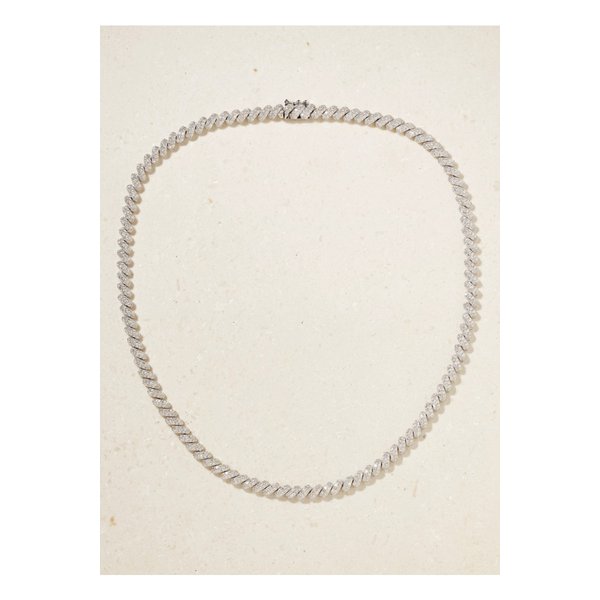 아니타 코 18k 화이트 골드 다이아몬드 네크리스 1647597326623097